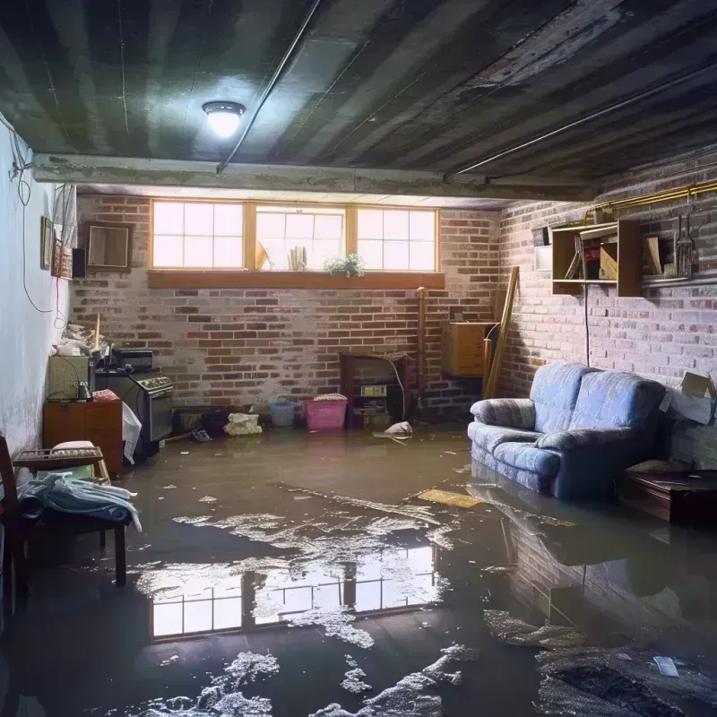 Flooded Basement Cleanup in Rochester, MA